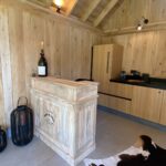Keuken in houten tiny house